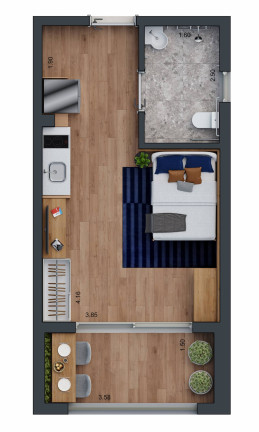 Imagem Studio com 1 Quarto à Venda ou Temporada, 28 m²em Brooklin Novo - São Paulo Imagem Studio com 1 Quarto à Venda ou Temporada, 28 m²em Brooklin Novo - São Paulo