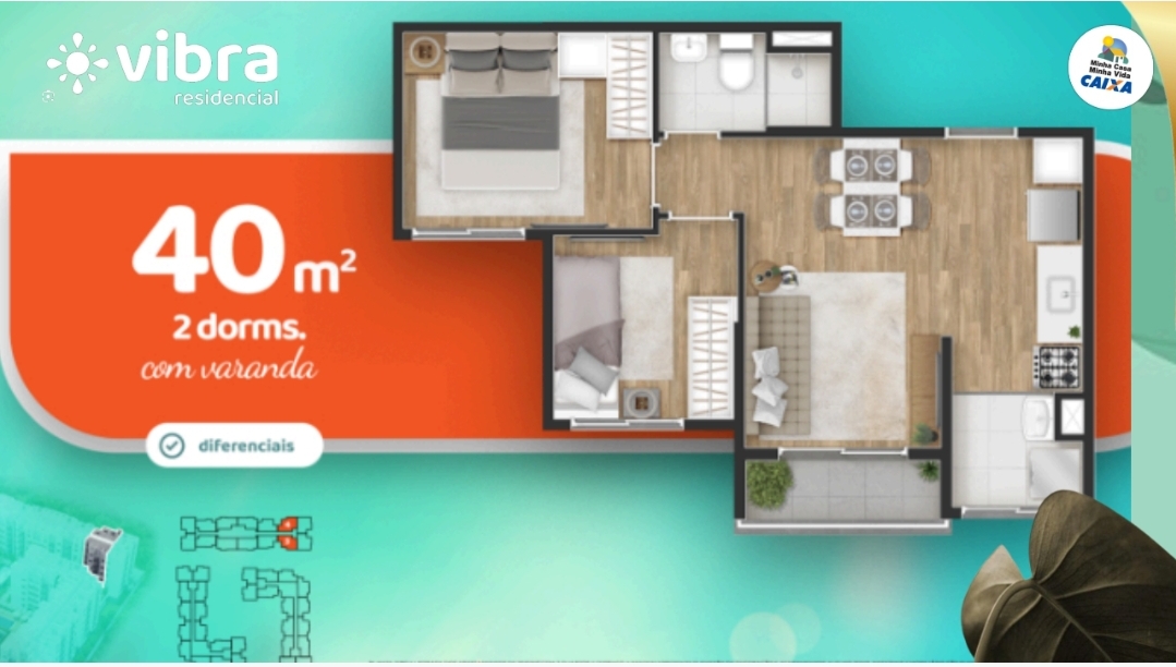 Apartamento com 2 Quartos à Venda, 40 m²em Vila Sofia - São Paulo