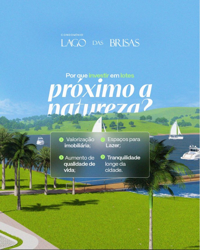 Imagem Terreno em Condomínio à Venda, 594 m² em Condomínio Lago das Brisas - Buriti Alegre Imagem Terreno em Condomínio à Venda, 594 m² em Condomínio Lago das Brisas - Buriti Alegre