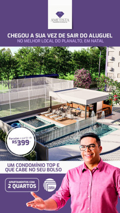 Imagem Apartamento com 2 Quartos à Venda, 43 m² em Planalto - Natal Imagem Apartamento com 2 Quartos à Venda, 43 m² em Planalto - Natal