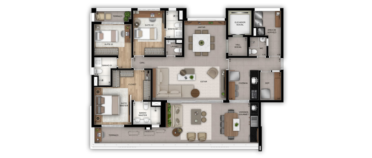 Imagem Apartamento com 3 Quartos à Venda, 160 m²em Vila Olímpia - São Paulo Imagem Apartamento com 3 Quartos à Venda, 160 m²em Vila Olímpia - São Paulo