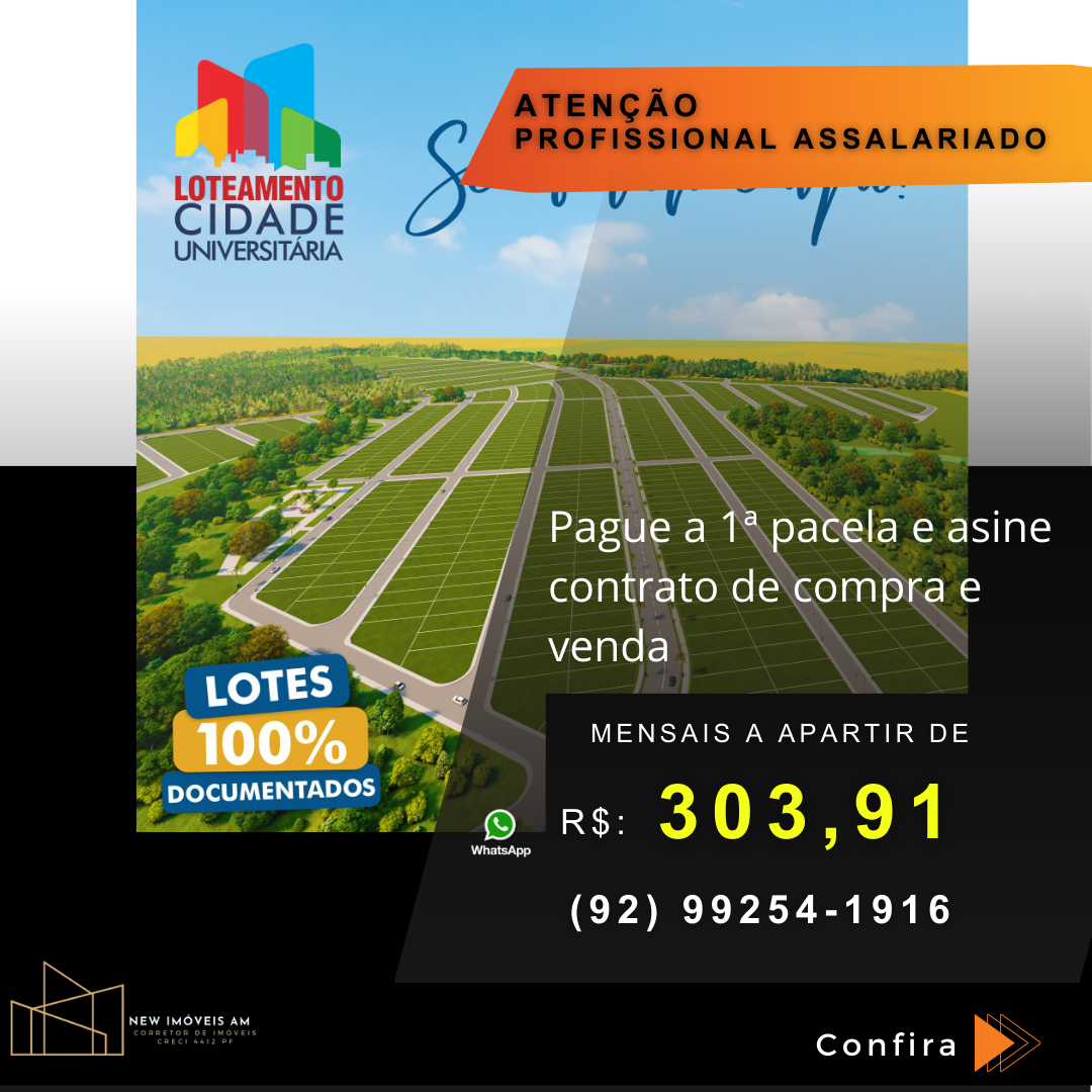 Imagem Terreno à Venda, 250 m²em Paricatuba - Iranduba Imagem Terreno à Venda, 250 m²em Paricatuba - Iranduba
