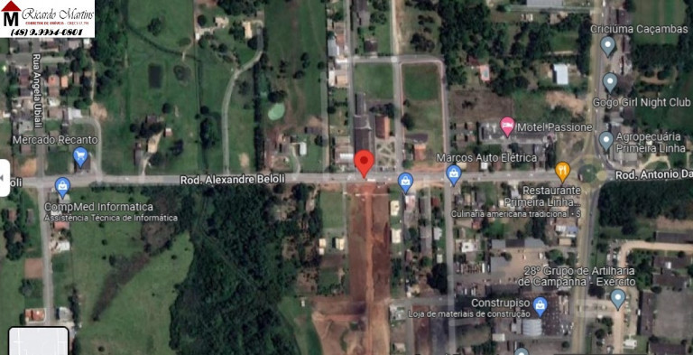 Imagem Terreno à Venda, em Primeira Linha - Criciúma Imagem Terreno à Venda, em Primeira Linha - Criciúma