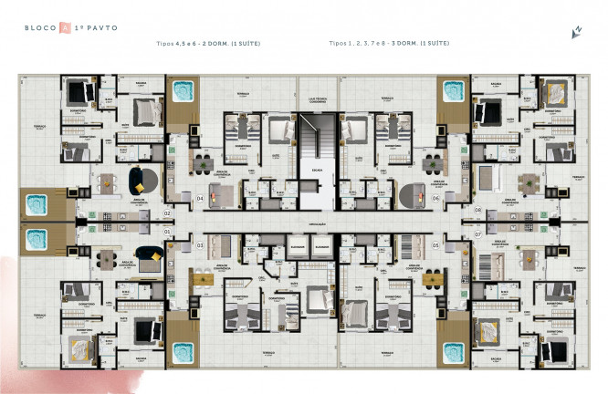 Imagem Apartamento com 3 Quartos à Venda, 75 m² em Santa Catarina - Criciúma Imagem Apartamento com 3 Quartos à Venda, 75 m² em Santa Catarina - Criciúma