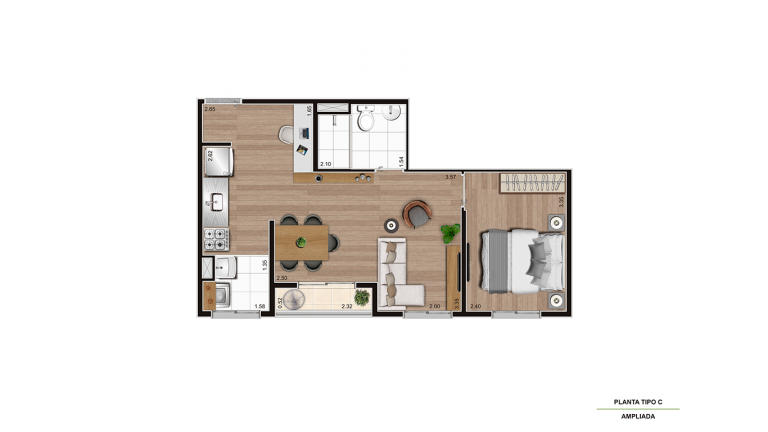 Imagem Apartamento com 2 Quartos à Venda, 41 m²em Picanço - Guarulhos