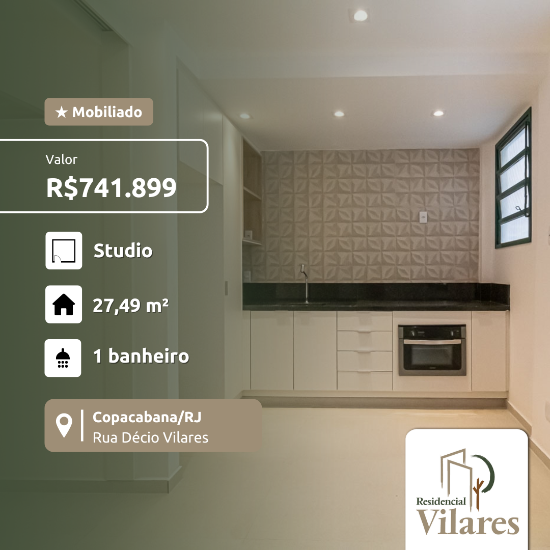 Imagem Apartamento com 1 Quarto à Venda, 33 m²em Copacabana - Rio de Janeiro