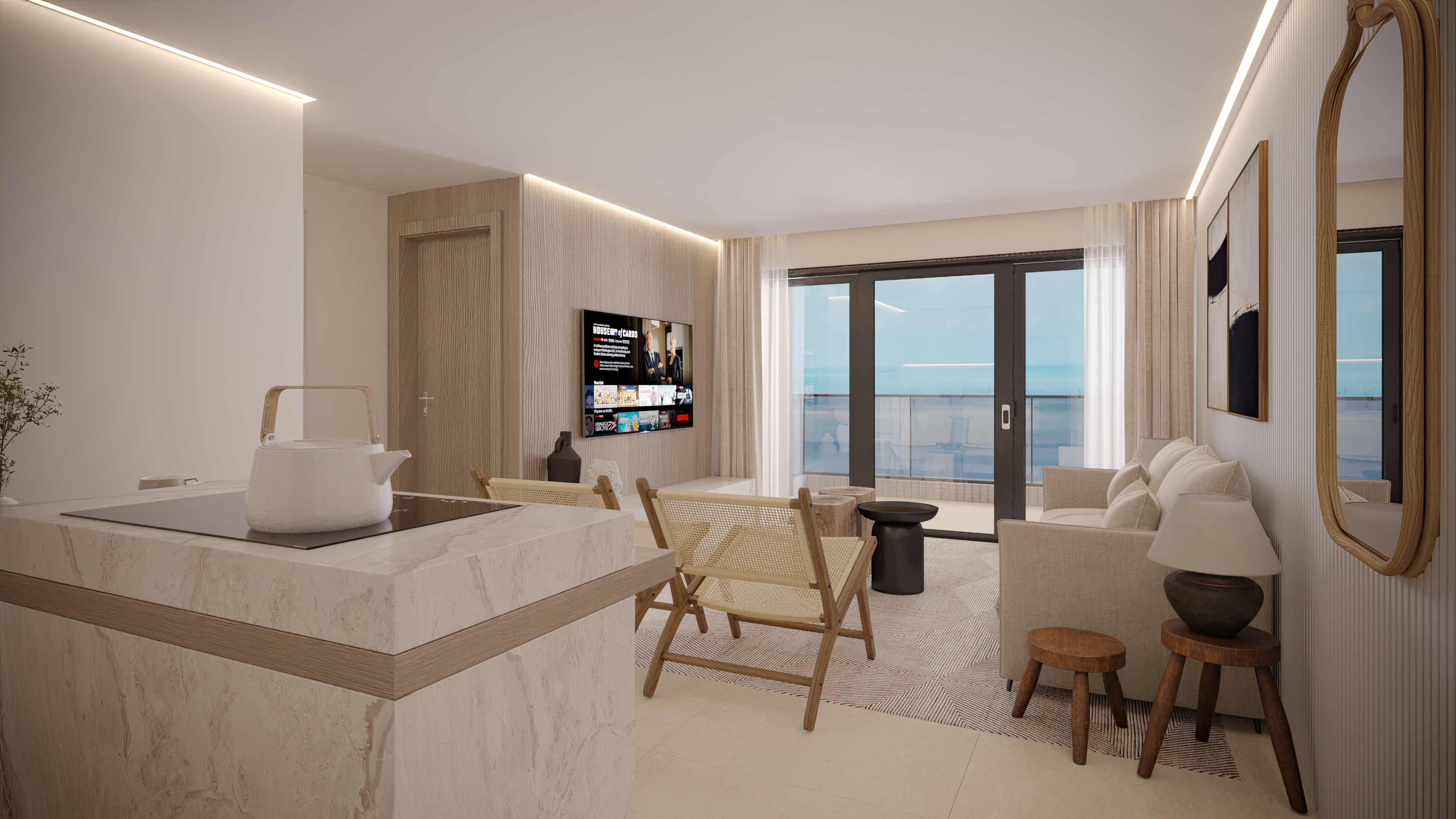 Imagem Apartamento com 1 Quarto à Venda, 23 m² em Centro - São José da Coroa Grande