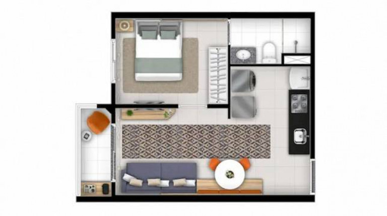 Imagem Apartamento com 1 Quarto à Venda, 33 m² em Mooca - São Paulo