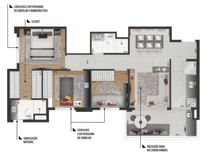 Imagem Apartamento com 2 Quartos à Venda, 52 m² em Moema - São Paulo