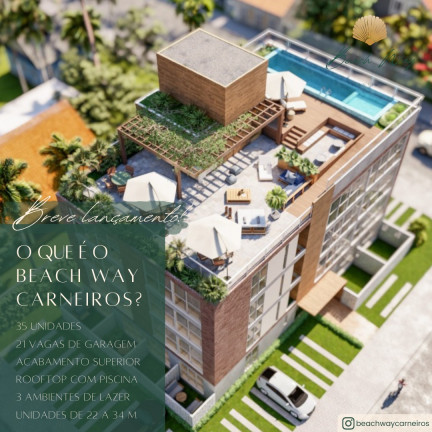 Imagem Apartamento com 1 Quarto à Venda, 22 m² em Praia dos Carneiros - Tamandaré