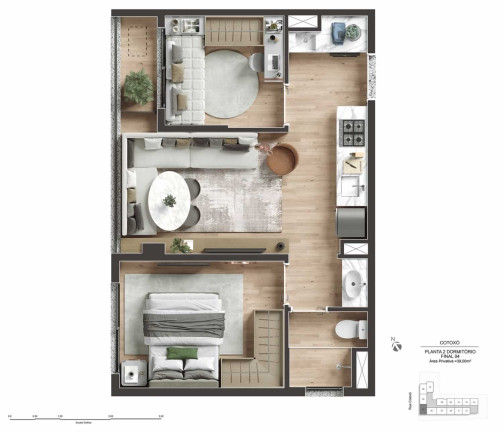 Imagem Apartamento com 2 Quartos à Venda, 29 m²em Perdizes - São Paulo