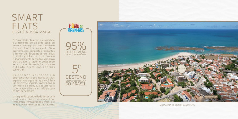 Imagem Apartamento com 1 Quarto à Venda, 20 m² em Porto de Galinhas - Ipojuca