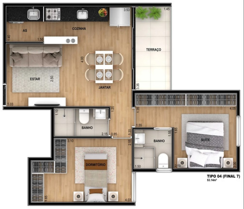 Imagem Apartamento com 2 Quartos à Venda, 53 m² em Tucuruvi - São Paulo