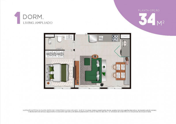 Imagem Apartamento com 2 Quartos à Venda, 49 m² em Santo Amaro - São Paulo Imagem Apartamento com 2 Quartos à Venda, 49 m² em Santo Amaro - São Paulo