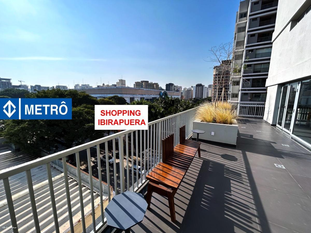 Imagem Apartamento com 1 Quarto para Alugar, 22 m²em Indianópolis - São Paulo