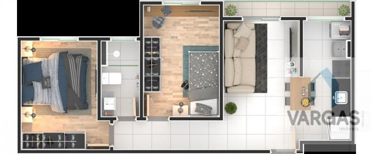 Imagem Apartamento com 2 Quartos à Venda,  em Vila Oliveira - Mogi das Cruzes