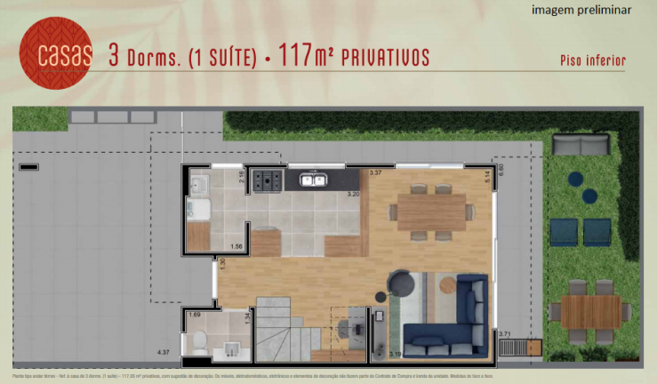 Imagem Casa de Condomínio com 3 Quartos à Venda,  em Cézar de Souza - Mogi das Cruzes