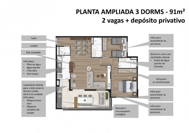 Imagem Apartamento com 3 Quartos à Venda, 91 m² em Vila Ipojuca - São Paulo Imagem Apartamento com 3 Quartos à Venda, 91 m² em Vila Ipojuca - São Paulo