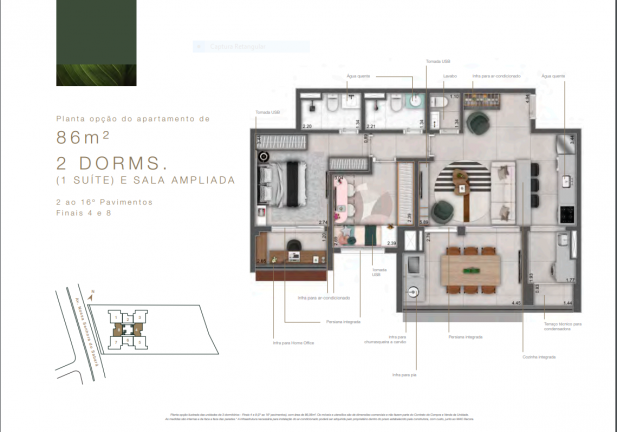 Imagem Apartamento com 2 Quartos à Venda, 69 m² em Vila Sofia - São Paulo