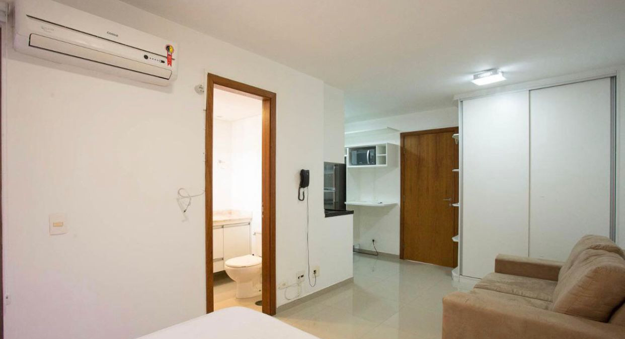 Imagem Apartamento com 1 Quarto para Alugar, 30 m² em Campo Belo - São Paulo
