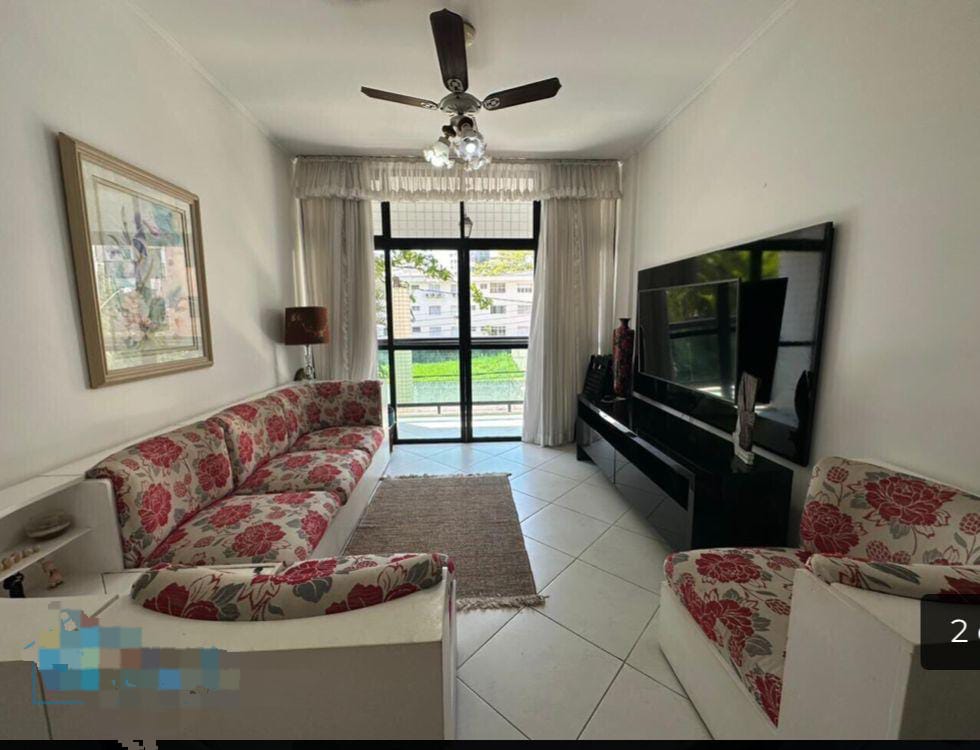 Apartamento com 3 Quartos para Alugar, 150 m² em Tombo - Guarujá