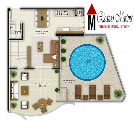 Imagem Apartamento com 3 Quartos à Venda, 135 m²em Centro - Criciúma