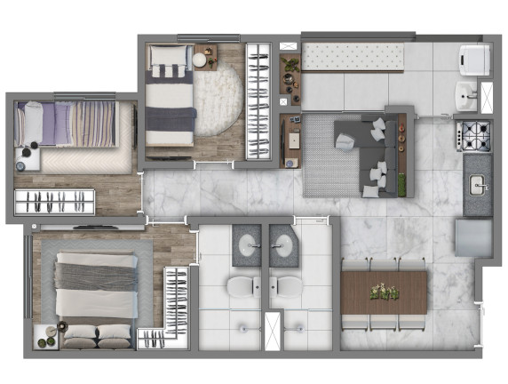 Imagem Apartamento com 3 Quartos à Venda, 55 m² em Jardim Peri - São Paulo Imagem Apartamento com 3 Quartos à Venda, 55 m² em Jardim Peri - São Paulo