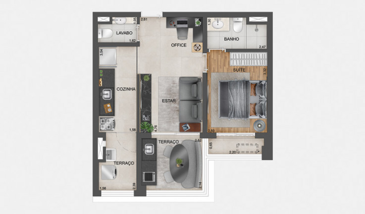 Imagem Studio à Venda, 30 m² em Vila Clementino - São Paulo Imagem Studio à Venda, 30 m² em Vila Clementino - São Paulo