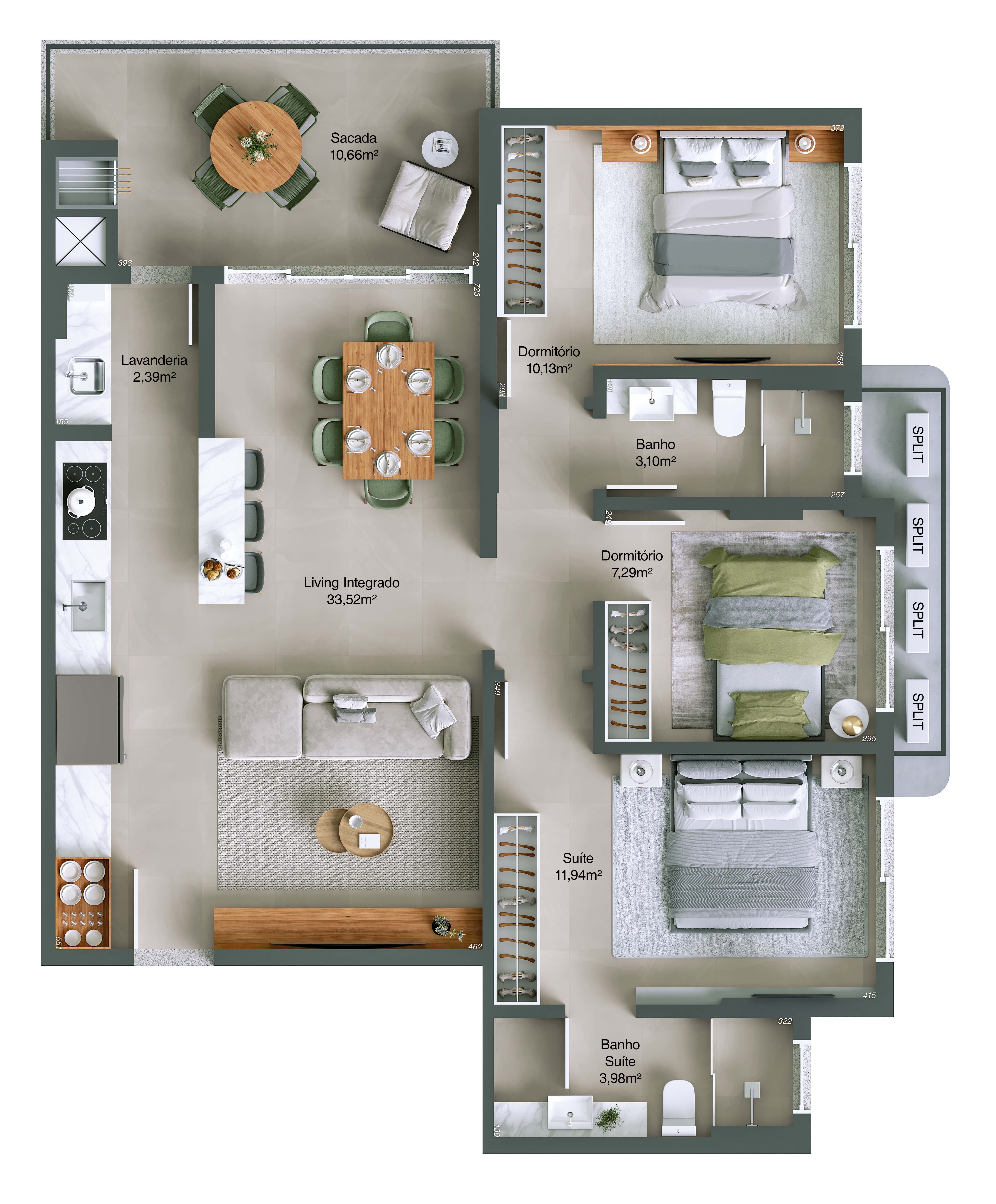 Imagem Apartamento com 3 Quartos à Venda, 101 m² em Centro - Balneário Rincão
