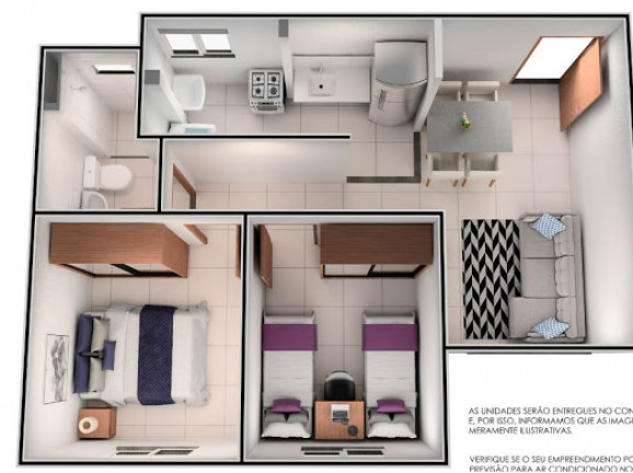 Imagem Apartamento com 2 Quartos à Venda, 41 m² em Santa Cruz - Rio De Janeiro