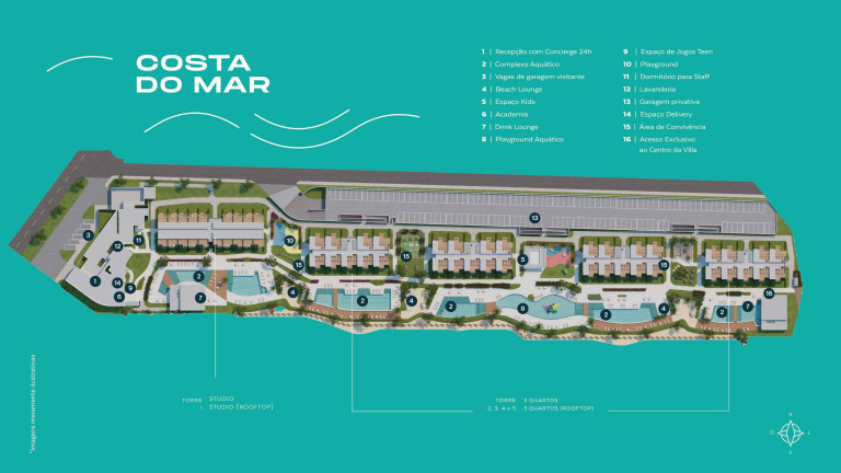 Imagem Apartamento com 2 Quartos à Venda, 72 m² em Tamandaré - Ipojuca