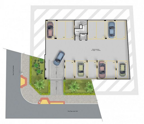 Imagem Apartamento com 2 Quartos à Venda, 81 m² em São Cristóvão - Criciúma