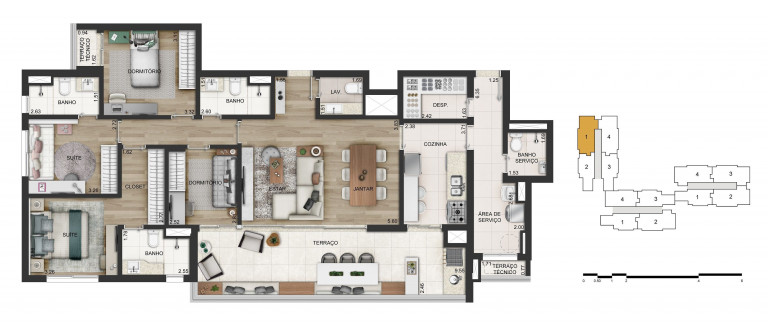 Imagem Apartamento com 3 Quartos à Venda, 142 m² em Perdizes - São Paulo Imagem Apartamento com 3 Quartos à Venda, 142 m² em Perdizes - São Paulo