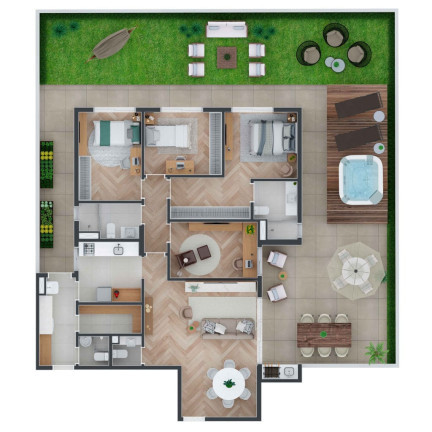 Imagem Apartamento com 4 Quartos à Venda,  em Vila Izabel - Curitiba