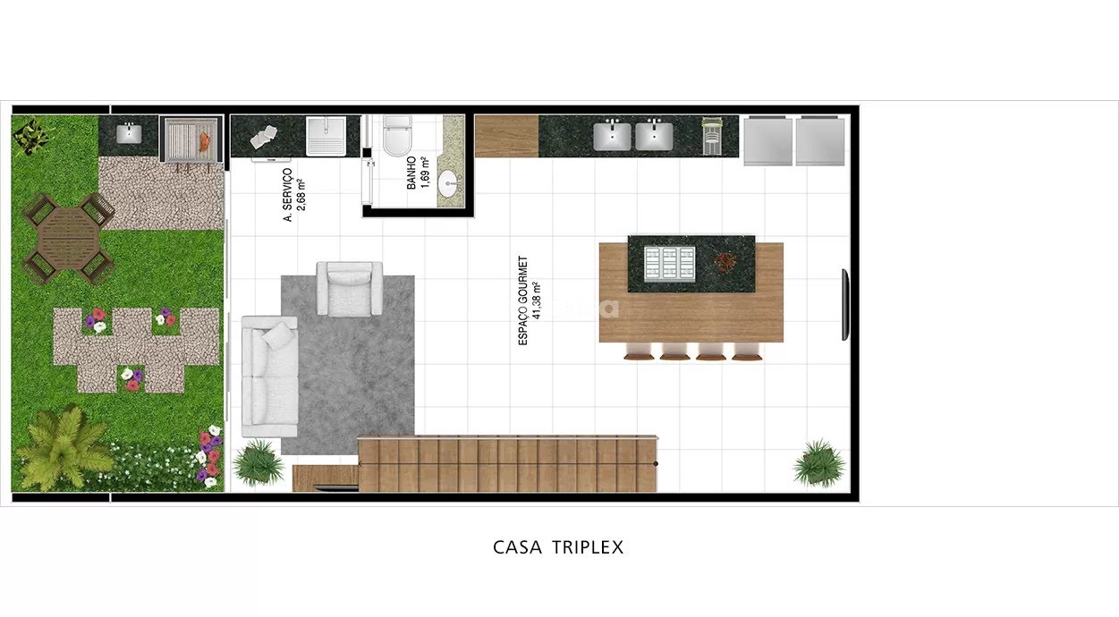 Imagem Casa de Condomínio com 3 Quartos à Venda, 176 m²em Serra Centro - Serra