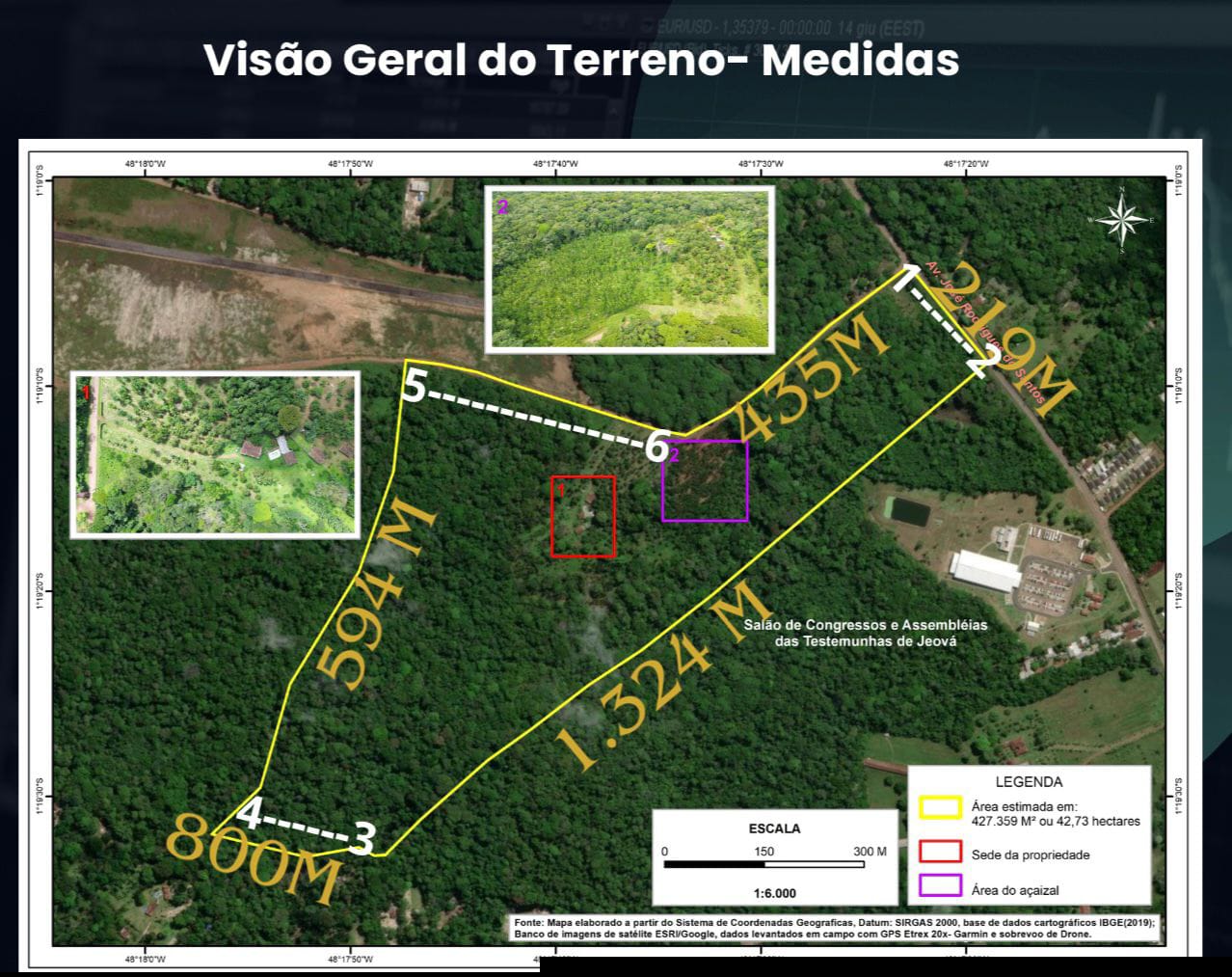 Imagem Chácara com 3 Quartos à Venda, 42.730 m² em - Benevides Imagem Chácara com 3 Quartos à Venda, 42.730 m² em - Benevides