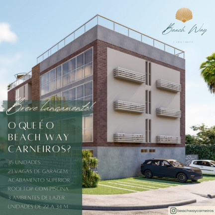 Imagem Apartamento com 1 Quarto à Venda, 22 m² em Praia dos Carneiros - Tamandaré