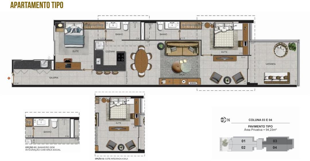 Imagem Apartamento com 2 Quartos à Venda, 94 m²em Ipanema - Rio de Janeiro