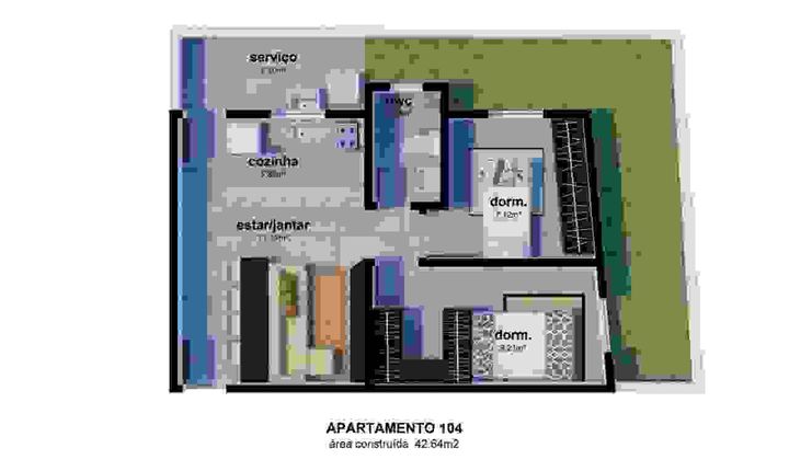 Imagem Apartamento com 2 Quartos à Venda, 45 m² em Ingleses Do Rio Vermelho - Florianópolis