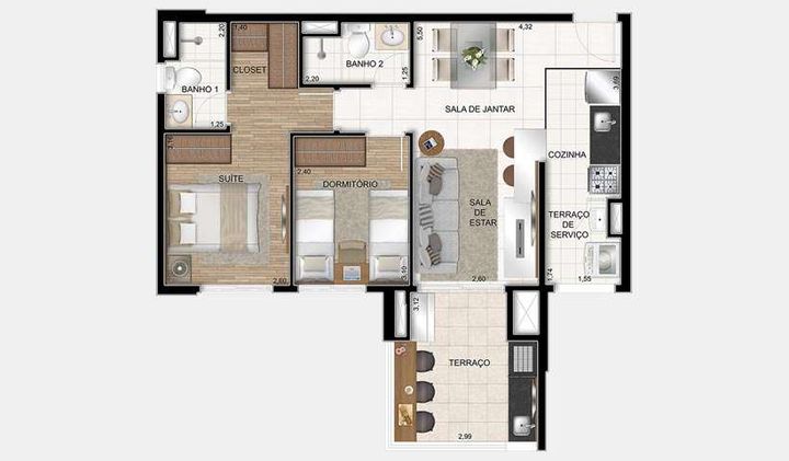 Imagem Apartamento com 2 Quartos à Venda, 67 m² em Vila Mascote - São Paulo Imagem Apartamento com 2 Quartos à Venda, 67 m² em Vila Mascote - São Paulo