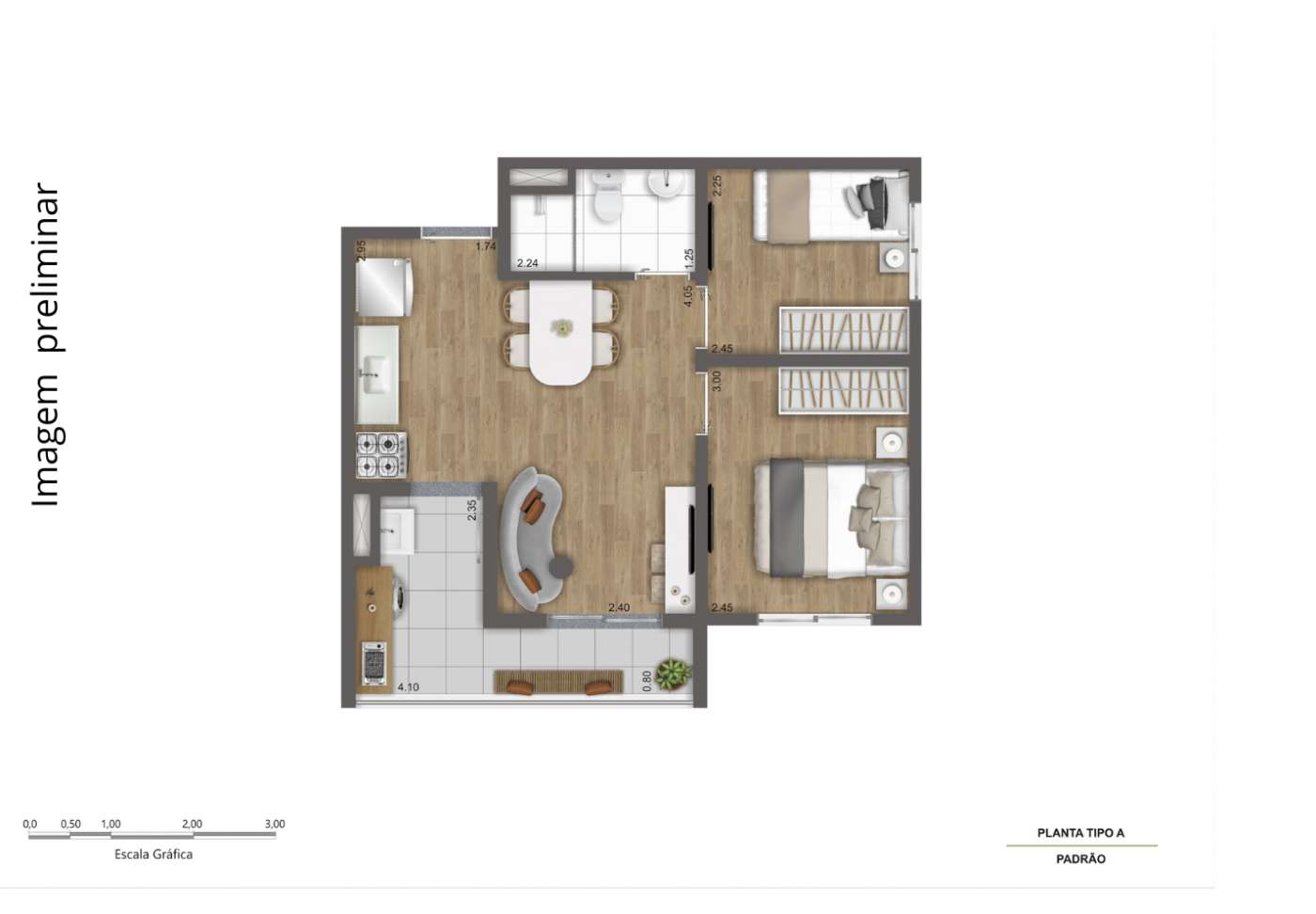 Imagem Apartamento à Venda, em - Imagem Apartamento à Venda, em -