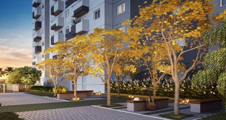 Imagem Apartamento com 2 Quartos à Venda, 42 m² em Jabaquara - Santos