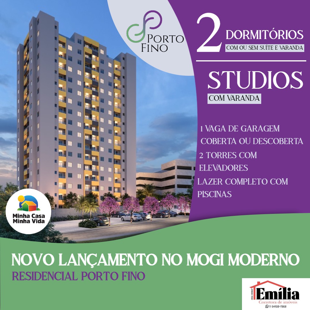 Apartamento com 1 Quarto à Venda, 25 m² em Mogi Moderno - Mogi das Cruzes