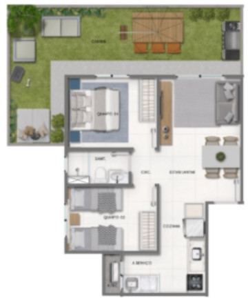 Imagem Apartamento com 2 Quartos à Venda, 44 m²em Jardim das Margaridas - Salvador Imagem Apartamento com 2 Quartos à Venda, 44 m²em Jardim das Margaridas - Salvador