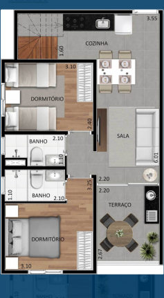 Imagem Cobertura com 2 Quartos à Venda, 102 m² em Vila Maria - São Paulo Imagem Cobertura com 2 Quartos à Venda, 102 m² em Vila Maria - São Paulo