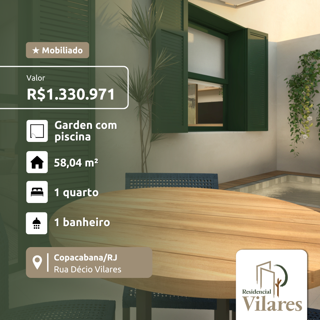 Imagem Apartamento com 1 Quarto à Venda, 33 m²em Copacabana - Rio de Janeiro