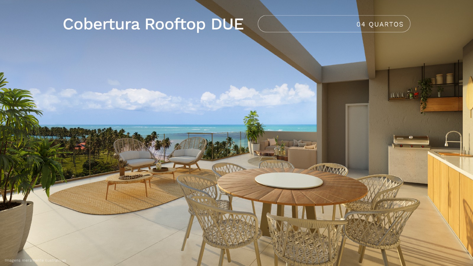 Imagem Apartamento com 2 Quartos à Venda, 101 m²em Praia dos Carneiros - Tamandaré