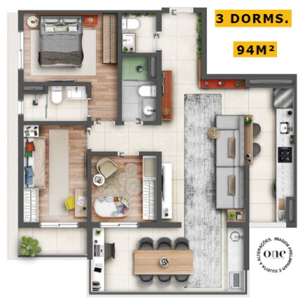 Imagem Apartamento com 3 Quartos à Venda, 94 m² em Butantã - São Paulo