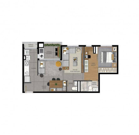 Imagem Edifício Residencial com 3 Quartos à Venda, 78 m² em Centro - Osasco