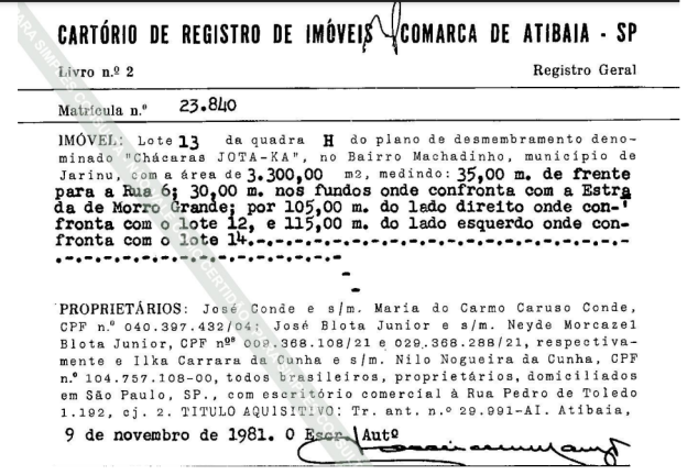 Terreno à Venda, 3.300 m² em Machadinho - Jarinu